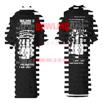 Sport Ma Technique De Bowling Est Topecrète T-Shirt - Cadeauxyz