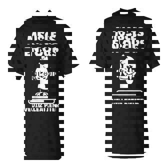 Sport Muscu Muscles En Cours Musclé Humour Musculation T-Shirt - Cadeauxyz