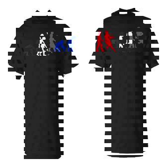 Sportif Joueur De Rugby Évolution Cool Hommes Rugby T-Shirt - Cadeauxyz
