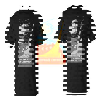 Sputnik Ussr ビンテージポスター製品 共産主義ソ連宇宙 Tシャツ - Kawaiitshirt