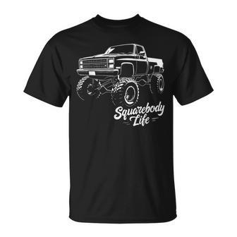 Squarebody Life 1985 K10 Square Body Truck 4X4 Truck Life T-Shirt - Thegiftio UK