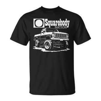 Squarebody Nation Emblem K10 Square Body 73-87 Silhouette T-Shirt - Thegiftio UK