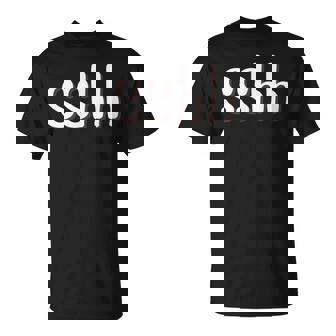 Sshh Cita Deilencio Cita Divertida Yilenciosa Humor Camiseta unisex - Regaloses