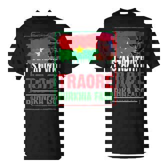 I Stand With Ibrahim Traoré T-Shirt - Thegiftio UK