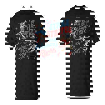 Stars Stripes And Women's Rights 4Th Of July Equal Rights T-Shirt | Mazezy