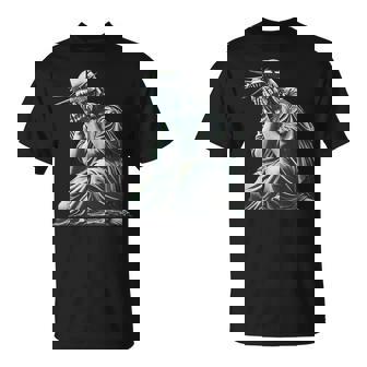 Statue Of Liberty Crying T-Shirt | Mazezy