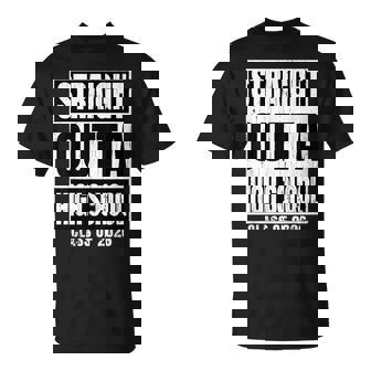 Straight Outta High School Class Of 2026 Senior Graduation T-Shirt - Monsterry