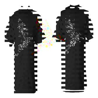 Subtle Anti Trump Floral Hummingbird Hidden Message T-Shirt | Mazezy