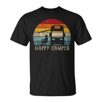 Sudadera Happy Camper Rv 70S Retro Motorhome Camping Camiseta unisex - Regaloses