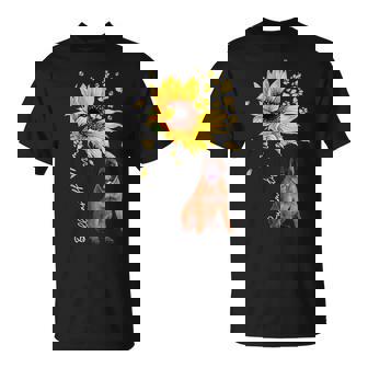 Sunflower Bullmastiff Mom Dog Lover Mother’S Day T-Shirt - Monsterry