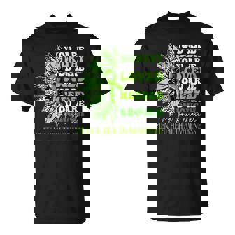 Sunflower Motivational Mental Health Awareness Women T-Shirt | Mazezy