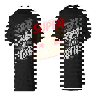 Super Coach Foot Homme Humour Football Idée Cadeau Drôle T-Shirt - Cadeauxyz