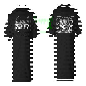 Support Squad Sunflower Hair Mental Health Awareness T-Shirt - Monsterry