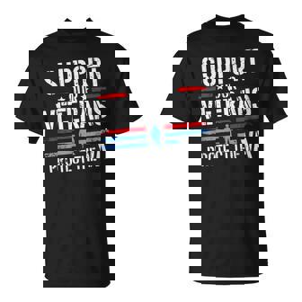 Support Our Veterans Protect And The Va Awareness T-Shirt - Monsterry