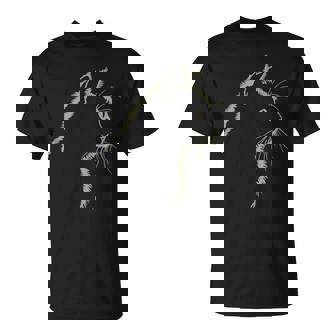 Süßes Katzen-Motiv Und Coole Katzen-Silhouette Zeichnung T-Shirt - Geschenkecke