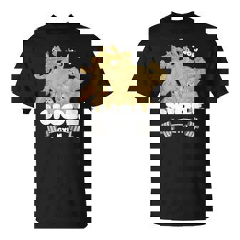 Swole Gymwole Doge Meme Buff Doge Meme Tシャツ - Kawaiitshirt