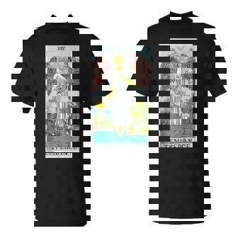 Tarjeta Del Tarot Templanza Creencias Ocultas Adivinación Magia In Mangas Camiseta unisex - Regaloses