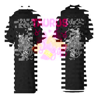 Taurus Girl Birthday Queen Sneakers Zodiac Sign T-Shirt - Thegiftio UK