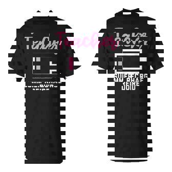 Teacherummer Recharge Required シャツ Tシャツ - Kawaiitshirt