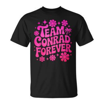 Team Conrad Retro Vintage Groovy Flower Power Vibes Retro T-Shirt - Thegiftio UK