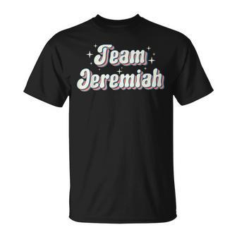 Team Jeremiah Retro Groovy T-Shirt - Thegiftio UK