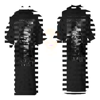 Techno Monja Techno Rave Party Hardstyle In Mangas Camiseta unisex - Regaloses