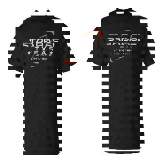 Texas Coordinates Boca Chica Starbase Minimal Science T-Shirt - Monsterry
