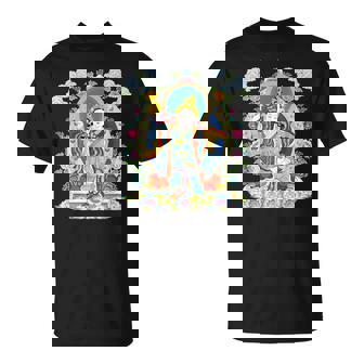 Thangka ブッダ ヨガ 曼荼羅 瞑想 仏教 ナマステ Tシャツ - Kawaiitshirt
