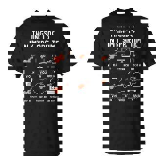 Things I Do In Mypare Time ヴァイオリン Tシャツ - Kawaiitshirt