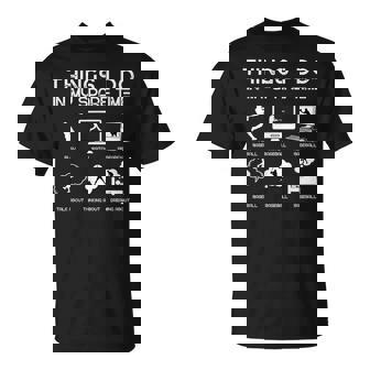 Things I Do In Mypare Time 面白い野球愛好家 Tシャツ - Kawaiitshirt