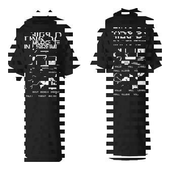 Things I Do In Mypare Time 面白いバレーボール愛好家 Tシャツ - Kawaiitshirt