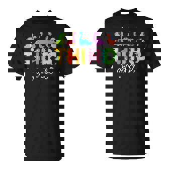 Third Grade Dinosaurs Back To School 3Rd Grade Teacher T-Shirt - Thegiftio