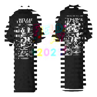 Third Grade Field Day Fun Day 2025 School Field Day Teacher T-Shirt | Mazezy