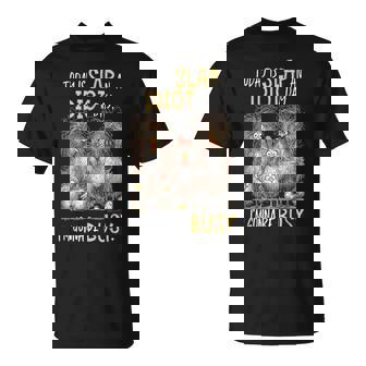 Today Is Slap An Idiot Day I’M Gonna Be Busy Crazy Chicken T-Shirt - Monsterry