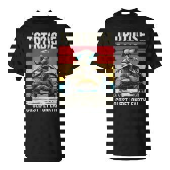 Tortoise 地球上で最もクールなペット、面白いカメ Tシャツ - Kawaiitshirt