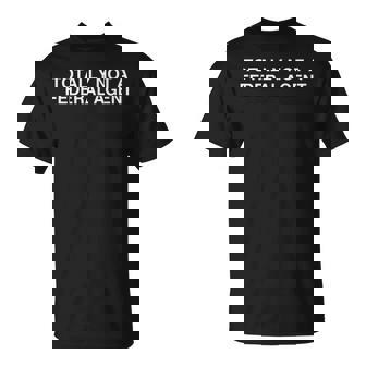 Totally Not A Federal Agent Y2k 面白い Cia Fbi ミーム ノベルティ Tシャツ - Kawaiitshirt