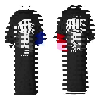 Tour Eiffel Paris France France Drapeaueineacances T-Shirt - Cadeauxyz