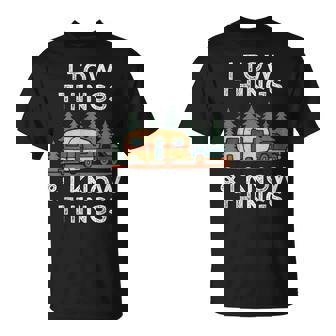 I Tow Things And I Know Things Retro Fathers Day T-Shirt - Monsterry