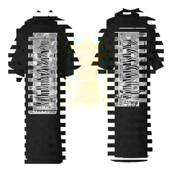 The Tower タロットカード パンケーキタワー 朝食 恋人 パンケーキ Tシャツ - Kawaiitshirt