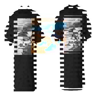 Tralalelo Tralala 面白いサメ イタリアのブレイン ミーム グラフィック Tシャツ - Kawaiitshirt