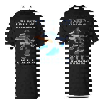 Tralalero Tralala イタリアンブレインレッドミーム Tシャツ - Kawaiitshirt