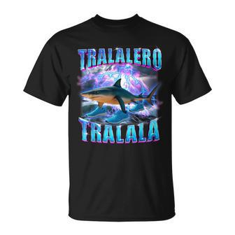 Tralalero Tralala Bootleg Divertido Brainrot Italiano Tiburón Meme Camiseta unisex - Regaloses