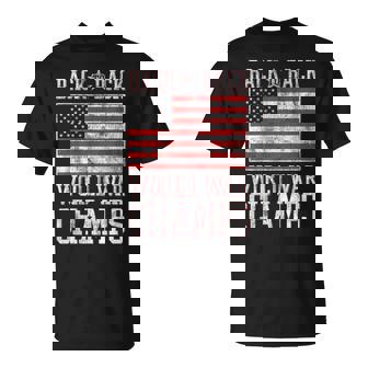 Trendy Back To Back World War Champs American Flag T-Shirt - Thegiftio UK