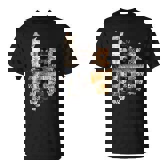 Tres Gatos Y Tres Tigres Hombres Es Camiseta unisex - Regaloses