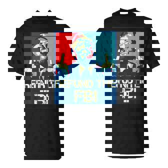 Trump Defund The Fbi ビンテージ プロトランプ 2024 愛国的 Tシャツ - Kawaiitshirt