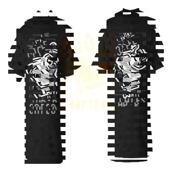 I Turn Coffee Into Chapters 本の虫 読書 Tシャツ - Kawaiitshirt