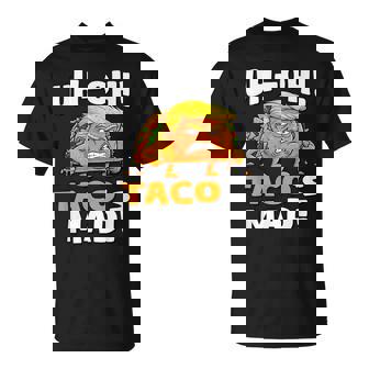 Uh-Oh Taco's Mad Orange Faced Trump Taco T-Shirt | Mazezy
