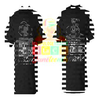 Unapologetically Black Woman Junenth 1865 Periodic Women T-Shirt - Thegiftio UK