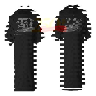 United States Marine Corps 250Th Birthday Gold Logo T-Shirt | Mazezy