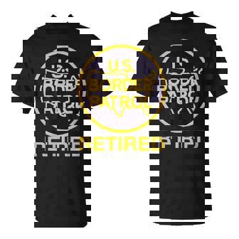 US ボーダー パトロール 退職 面白い アメリカン 愛国心 ユーモア Tシャツ - Kawaiitshirt